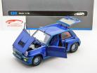 Renault 5 Turbo 2 bleu / bleu métallique 01h18 UH Universal Hobbies