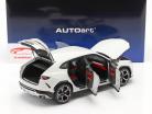 Lamborghini Urus year 2018 white metallic 1:18 AUTOart