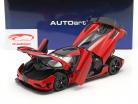 Koenigsegg Agera RS Byggeår 2015 chili rød / kulstof 1:18 AUTOart