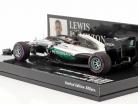 L. Hamilton Mercedes F1 W07 Hybrid #44 Halo Testing Singapour GP F1 2016 1:43 Minichamps