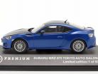 Subaru BRZ STI Tokyo Auto Show 2012 blu / carbossilico 1:43 Triple 9