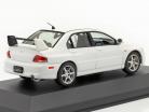 Mitsubishi Lancer Evo VIII ano 2003 Branco 1:43 Ixo