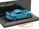 Porsche 718 (982) Cayman GT4 Byggeår 2020 miami blå 1:43 Minichamps