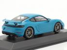 Porsche 718 (982) Cayman GT4 Baujahr 2020 miami blau 1:43 Minichamps
