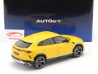 Lamborghini Urus Bouwjaar 2018 geel 1:18 AUTOart