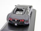 Bugatti Veyron bouwjaar 2010 zwart / zwart metallic 1:43 Minichamps