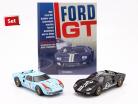 24h LeMans 1966 Collector's Set: libro Con Ford GT40 #1 #2 1:18 Shelby Collectibles