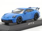 Porsche 911 (992) GT3 建設年 2021 shark blue 1:43 Minichamps