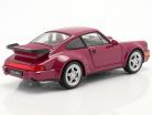 Porsche 911 (964) Turbo Bouwjaar 1990 robijnrood 1:24 Welly