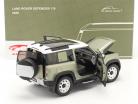 Land Rover Defender 90 Com rack de teto 2020 pangea verde 1:18 Almost Real