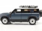 Land Rover Defender 110 Avec galerie de toit 2020 tasman bleu 1:18 Almost Real
