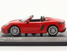 Porsche 718 (982) Boxster Spyder Byggeår 2020 vagter rød 1:43 Minichamps