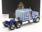 Peterbilt 359 Bull Nose Truck 1967 light blue metallic 1:18 Road Kings