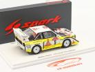 Audi Quattro Sport E2 #5 勝者 Rallye SanRemo 1985 Röhrl, Geistdörfer 1:43 Spark
