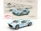 Ford GT40 MK2B #1 vincitore 12h Reims 1967 Ligier, Schlesser 1:18 Spark