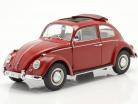 Volkswagen VW Beetle with folding roof  year 1963 red 1:18 Schuco