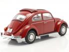 Volkswagen VW Beetle with folding roof  year 1963 red 1:18 Schuco