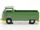 Volkswagen VW Type 2 T1b Firhjulstrækker Med Planer grøn 1:32 Schuco