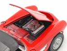 BMW 507 Convertible Closed Soft Top rojo 1:24 Welly