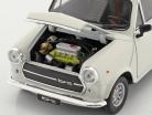 Mini Cooper 1300 Avec Drapeau britannique sur les haut, toit crème 1:24 Welly