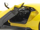 Ford GT 建设年份 2017 黄色的 1:24 Welly