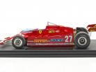 G. Villeneuve Ferrari 126CX #27 Prática EUA Oeste GP Fórmula 1 1981 1:18 GP Replicas
