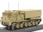 M270/A1 Lanzacohetes Vehículo militar color arena 1:48 Solido