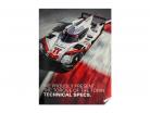 2-Car Set Con Libro: Porsche 919 Hybrid #1 #2 ganador 24h LeMans 2017 1:18 Ixo