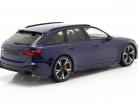 Audi RS 6 Avant (C8) year 2019 blue metallic 1:18 Minichamps