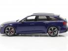 Audi RS 6 Avant (C8) Ano de construção 2019 azul metálico 1:18 Minichamps