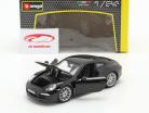 Porsche 911 (991) Carrera S Année de construction 2013 noir 1:24 Bburago