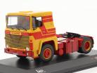 Scania LBT 141 Année de construction 1976 jaune / rouge 1:43 Ixo
