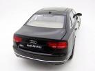 Audi A8 L W12 År 2010 jet sort / sort nat 1:18 Kyosho