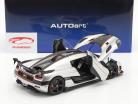 Koenigsegg Agera RS Bouwjaar 2015 zilver / koolstof 1:18 AUTOart