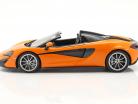 McLaren 570S Spider Byggeår 2017 ventura orange 1:18 Spark