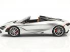 McLaren 720S Spider 建设年份 2019 supernova 银 和 展示柜 1:18 Spark