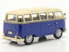 Volkswagen VW T1 Samba Bus bleu / blanc 1:43 Cararama