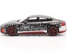 Audi RS e-tron GT prototype 2021 sort / rød / sølv 1:18 Norev