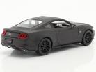 Ford Mustang GT år 2015 måtte sort 1:24 Welly