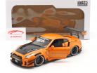 LB Works Nissan GT-R (R35) Type 2 oranje metalen 1:18 Solido