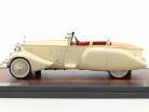 Rolls Royce Phantom II Barker Boattail Maharaja of Rewa 1930 crème blanc 1:43 Matrix