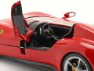 Ferrari Monza SP1 Anno di costruzione 2019 rosso con Tricolore 1:18 Bburago Signature
