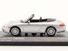 Porsche 911 (996) Cabriolet año 1998 plata 1:43 Minichamps