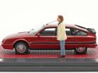 Citroen CX 25 GTi Turbo 2 1986 Series de Televisión Tatort Con figura rojo 1:43 Matrix