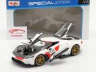 Ford GT #98 Heritage Edition 2021 hvid / rød / kulstof 1:18 Maisto