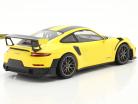 Porsche 911 (991 II) GT2 RS Weissach Package 2018 racing 黄 / 銀 リム 1:18 Minichamps