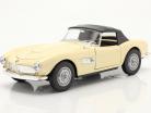 BMW 507 Cabriolet Closed Soft Top creme weiß 1:24 Welly