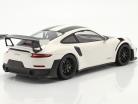 Porsche 911 (991 II) GT2 RS Weissach Package 2018 白色的 / 黑色的 轮辋 1:18 Minichamps