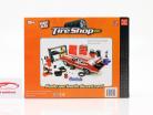 Repair Tire Shop Set 1:24 Hobbygear