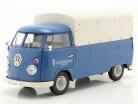 Volkswagen VW T1 Pick-Up avec couverture Volkswagen Service 1950 bleu 1:18 Solido